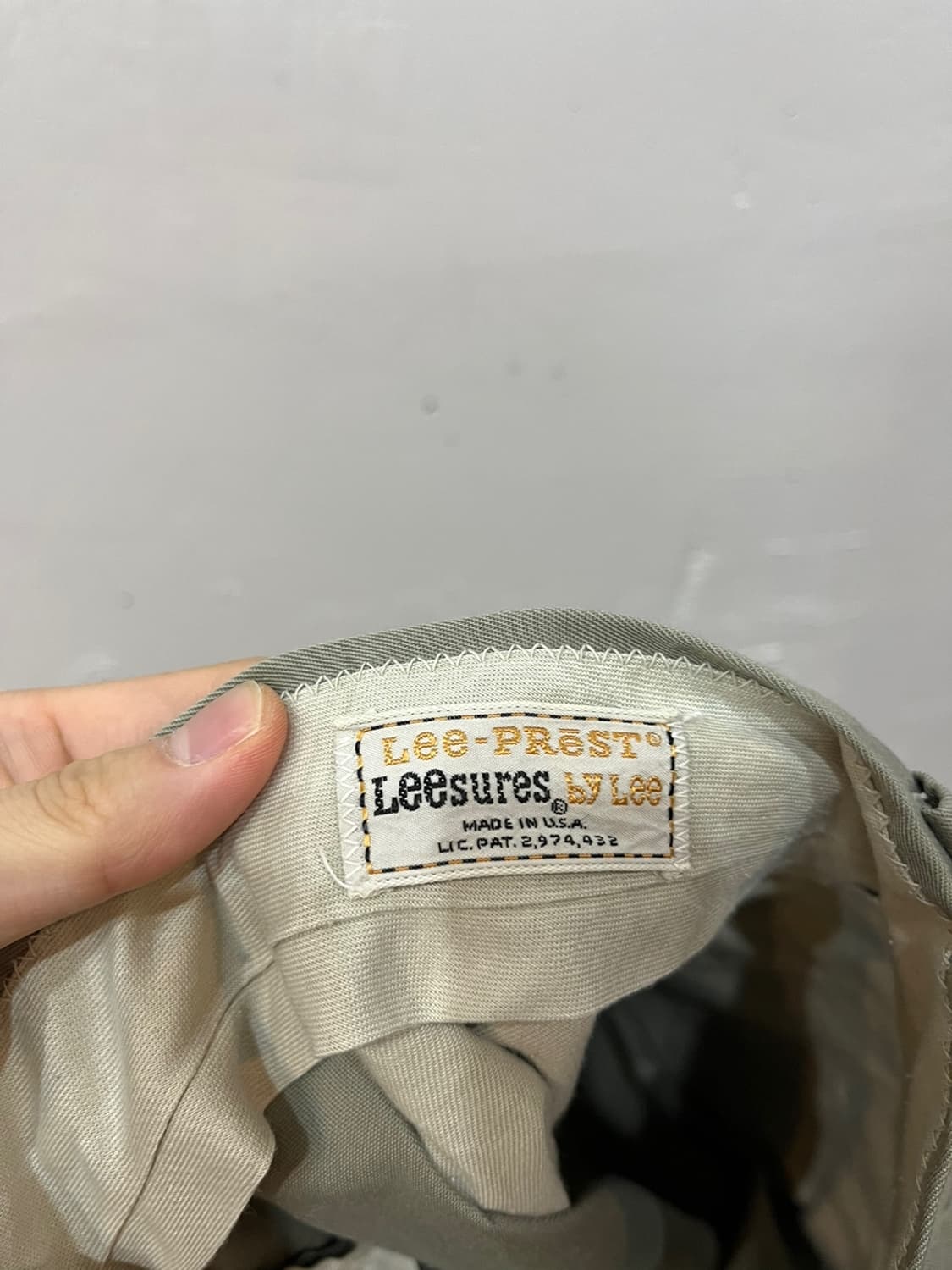 60~70년대 Lee 치노 쇼츠 반바지 Made in USA 상품이미지2