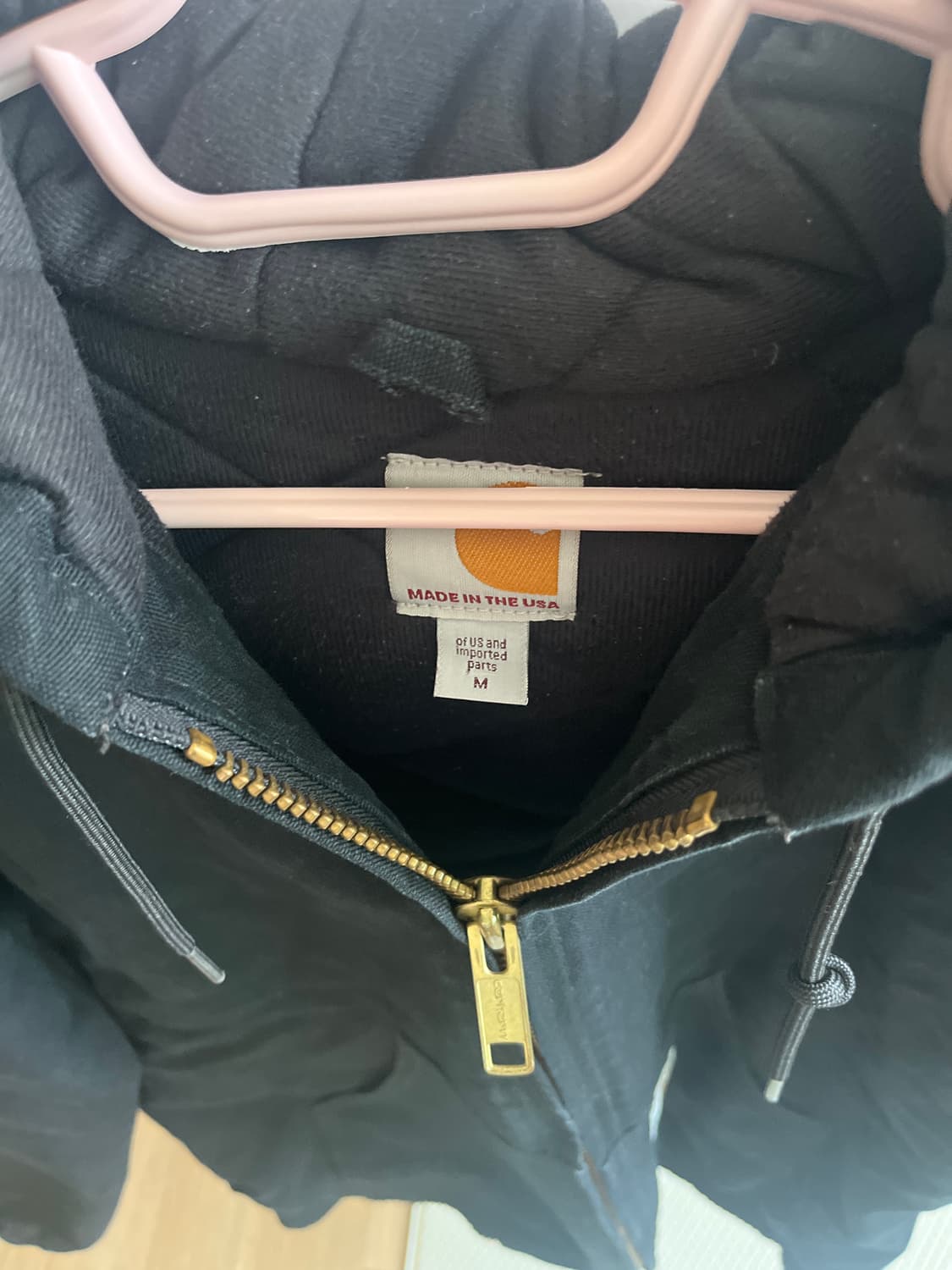 칼하트(Carhartt) USA 생산 후드 집업 M 상품이미지2