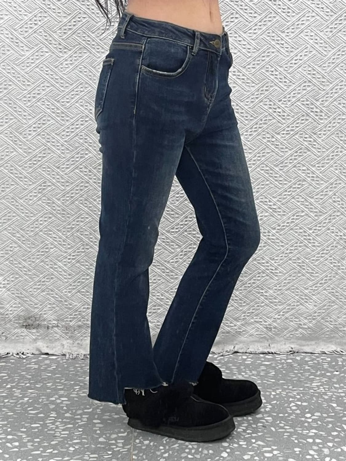 아크네스튜디오 빈티지 그런지 컷팅 스판 데님팬츠 30인치 C09677 상품이미지2