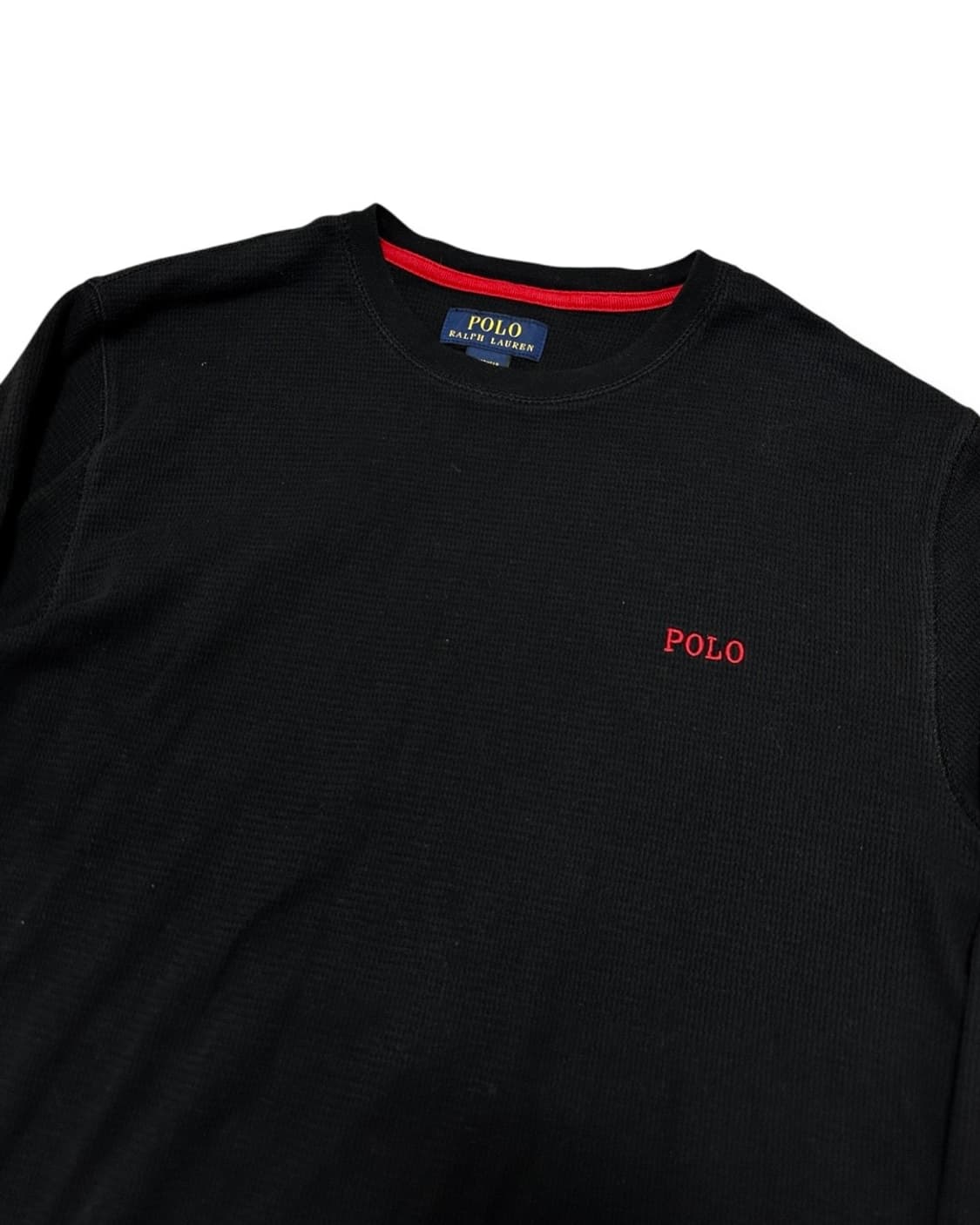 폴로 랄프로렌 블랙 와플 롱슬리브 상품이미지4