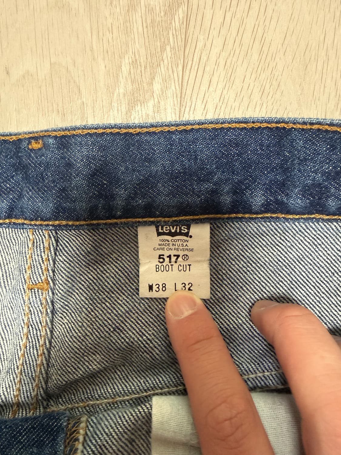 [38x32] 빈티지 리바이스 517 부츠컷 (미국) 상품이미지3
