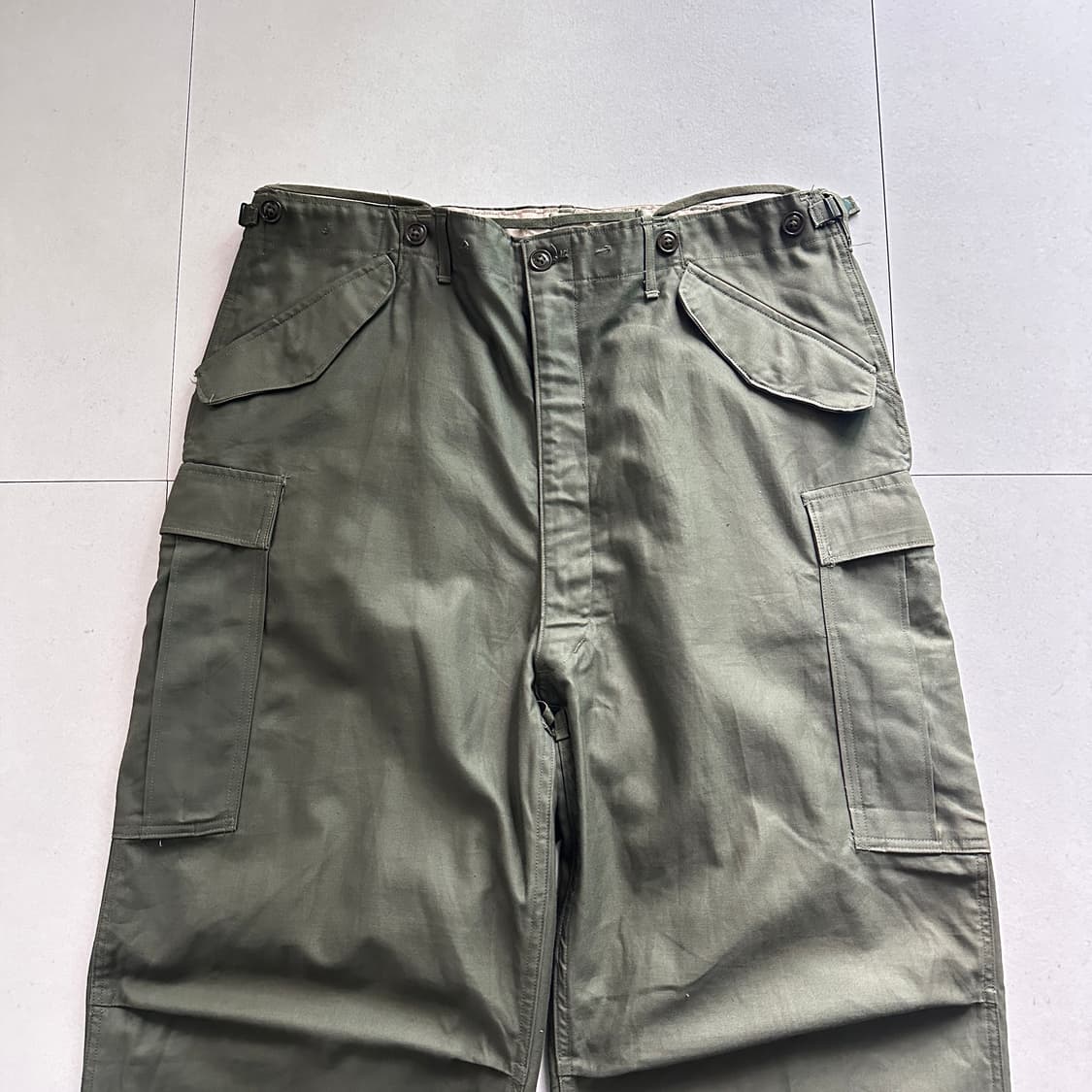 50s 데드스탁 미군 오리지널  M-1951 필드 카고 팬츠 L-Long 상품이미지2