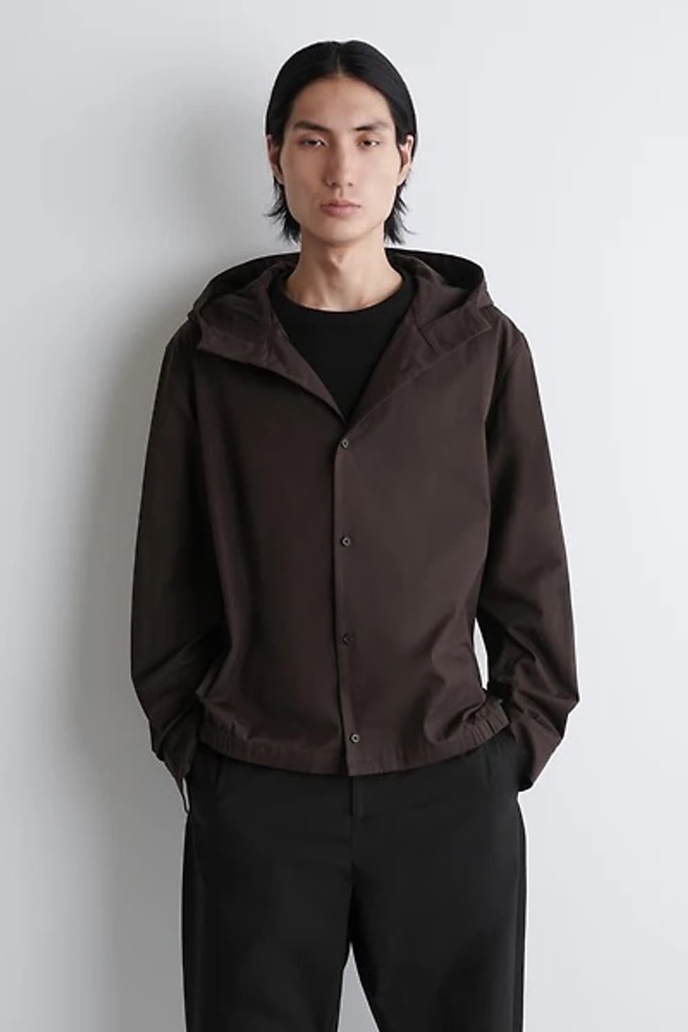 [XL] COS 후디드 코튼셔츠 상품이미지3