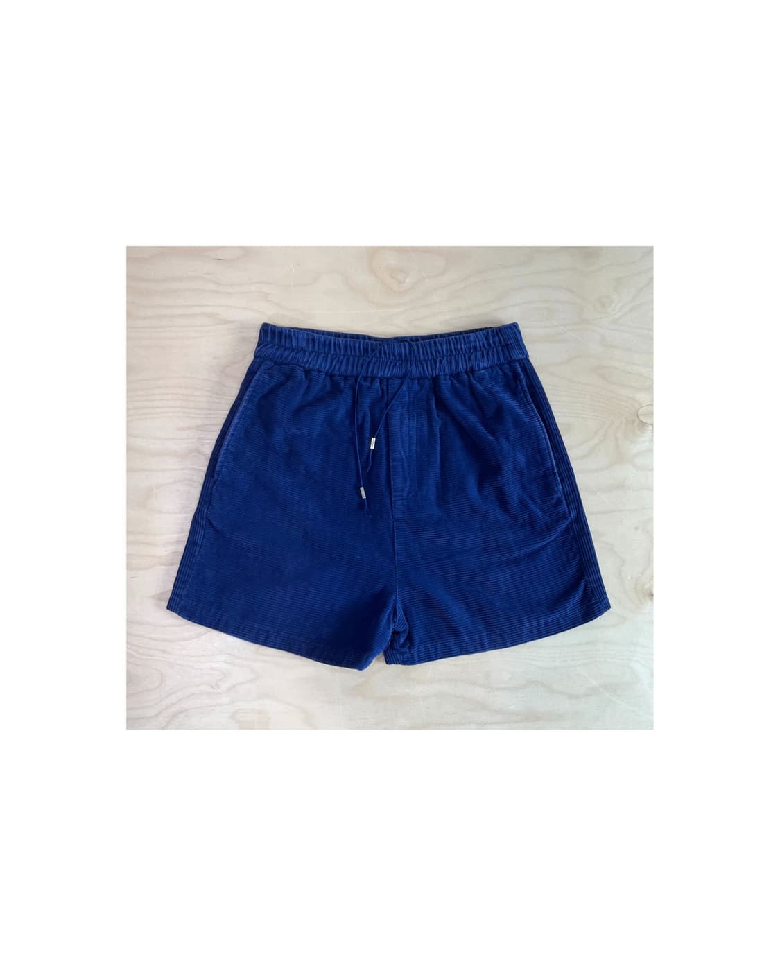 빈티지 인디고블루 코듀로이 쇼츠 상품이미지1