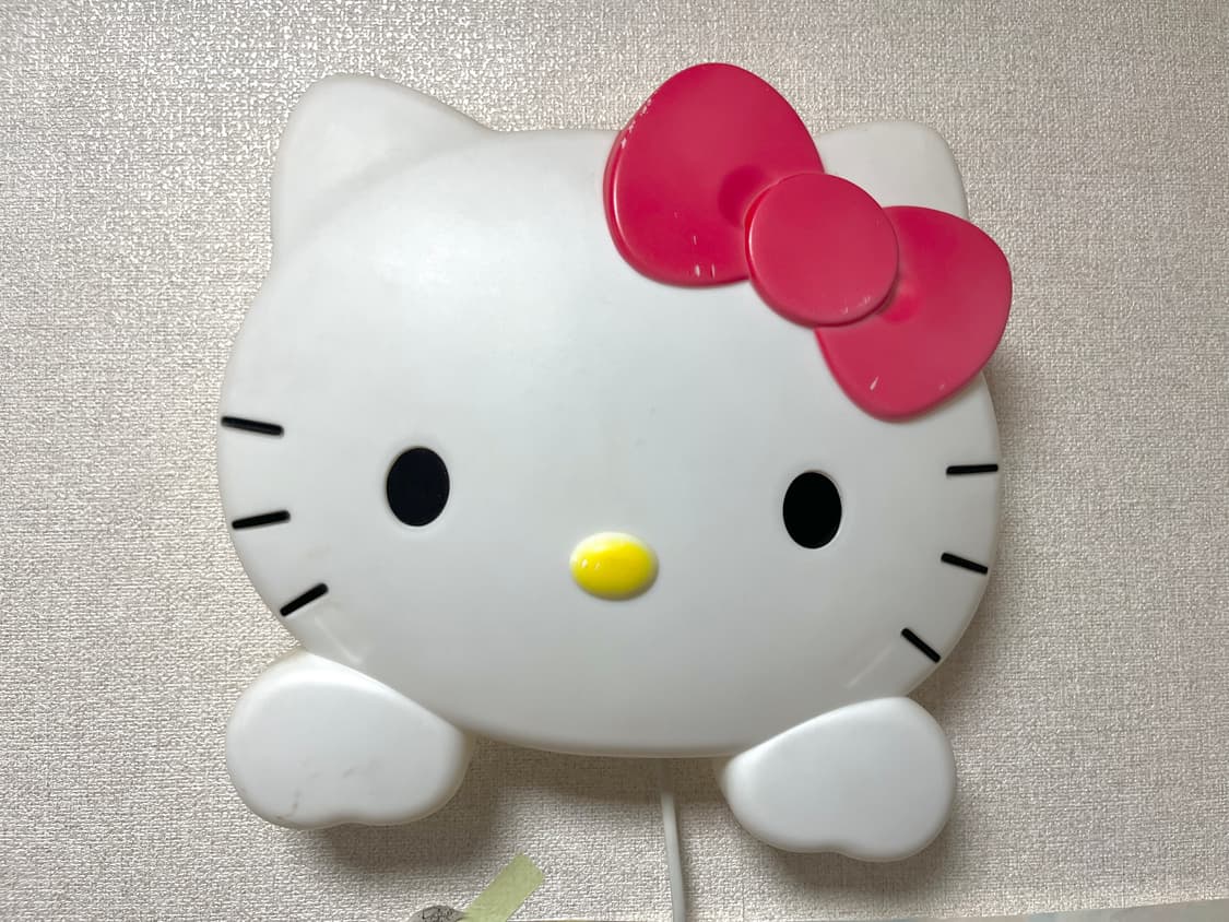 고전 키티 희귀매물) 키티 조명 벽 무드등 상품이미지2