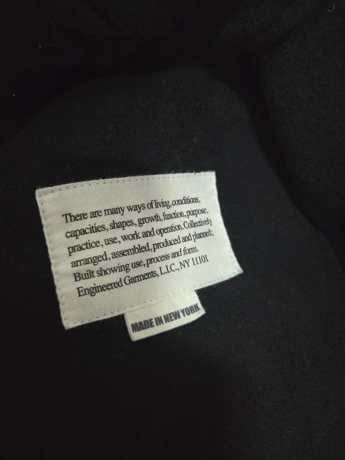 Engineered Garments 블랙 코트 M사이즈 상품이미지4