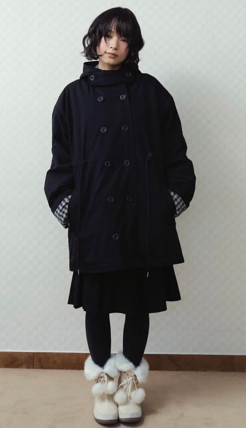 오피쉬 개횬 야상 검정 상품이미지1