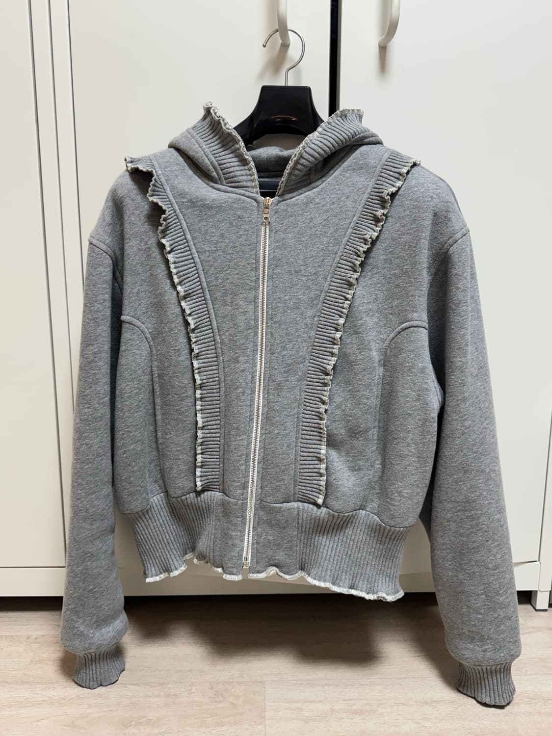 Anthony Calydon 앤서니컬리던 봄버 후디 그레이 (XS) 상품이미지3