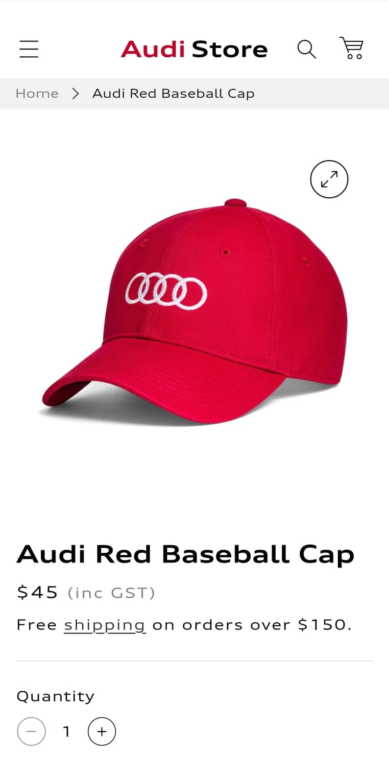 아우디 면모자 Free 상품이미지2