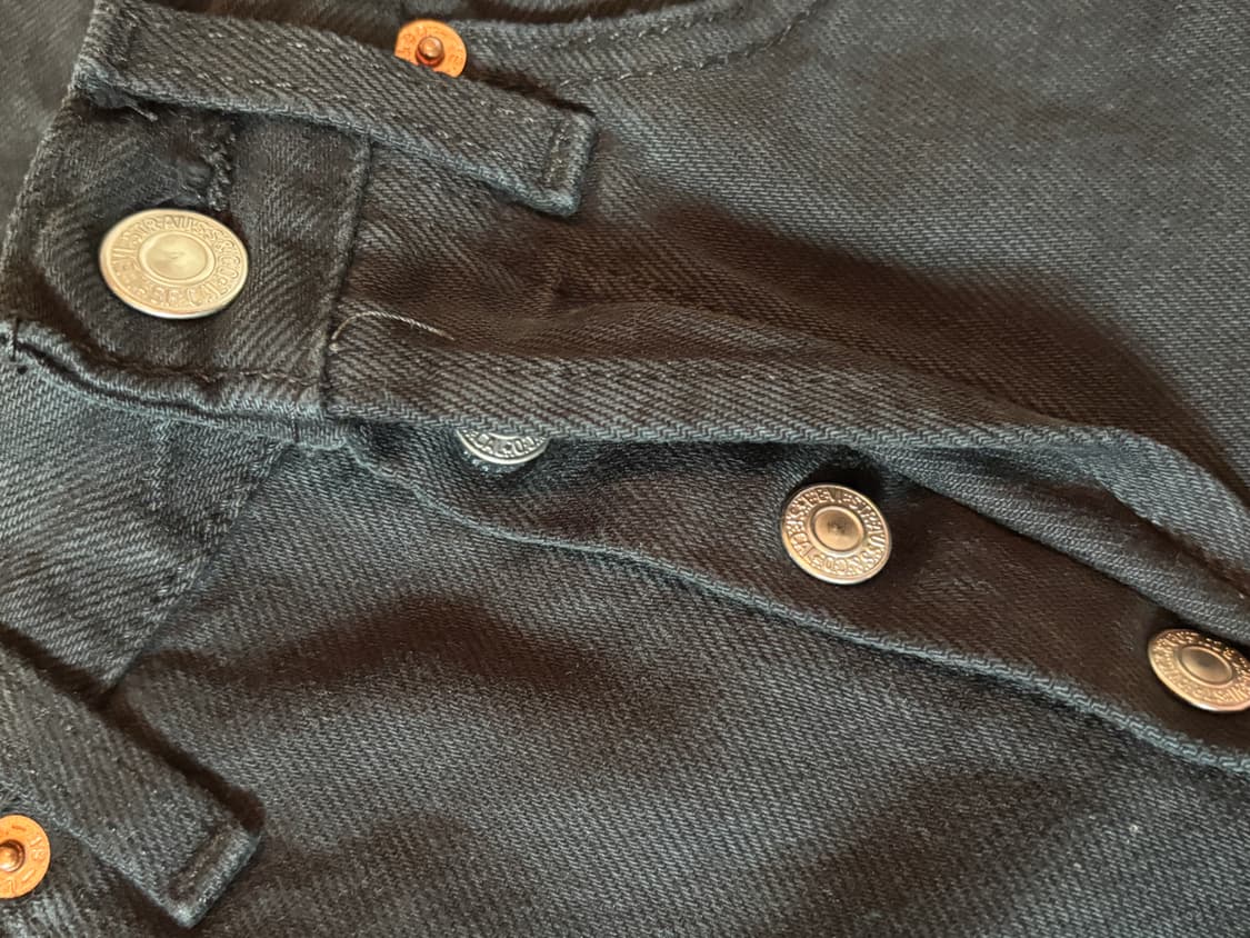 리바이스 501 블랙 W26 L30 청바지 상품이미지6