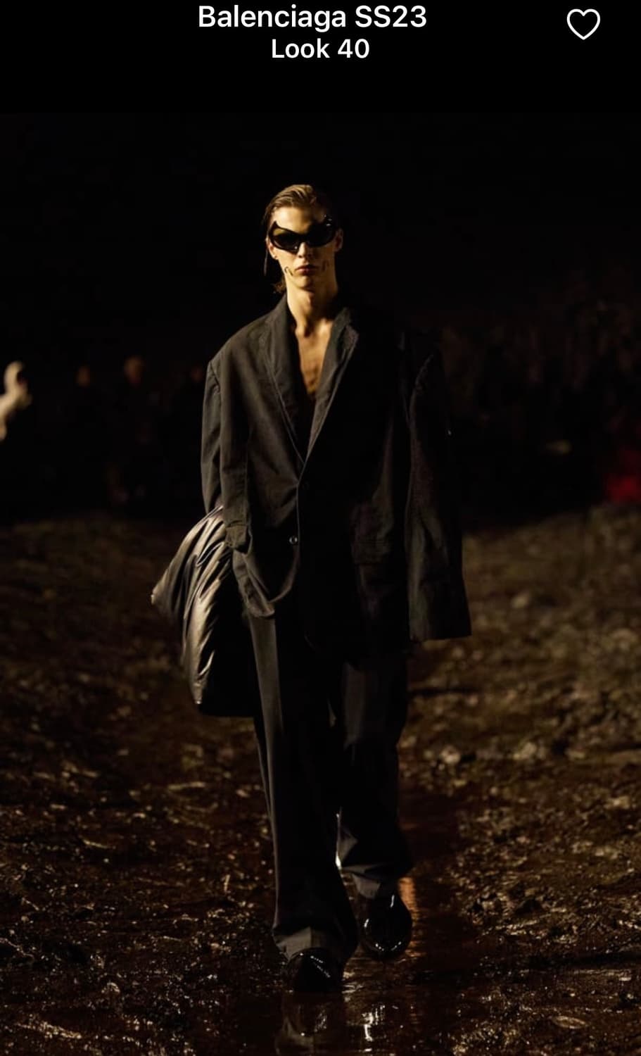 [XS] 발렌시아가 미니멀 카고 블랙 상품이미지1