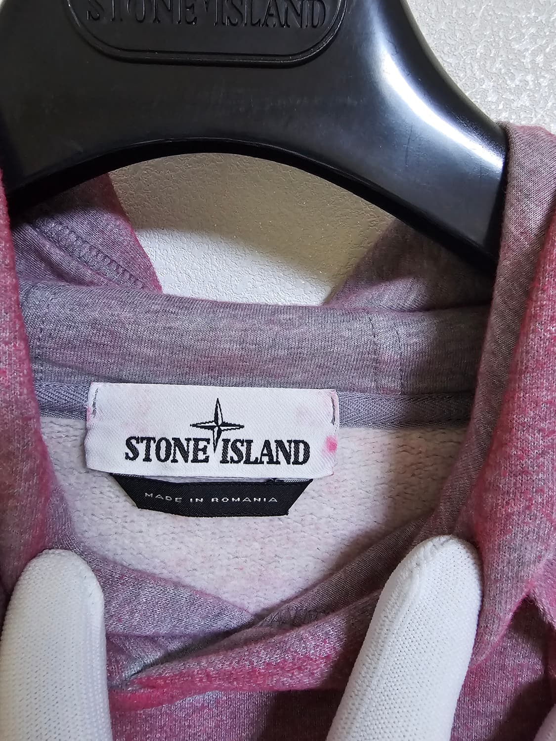 스톤아일랜드 더스트 와인 후드 티셔츠 상품이미지4