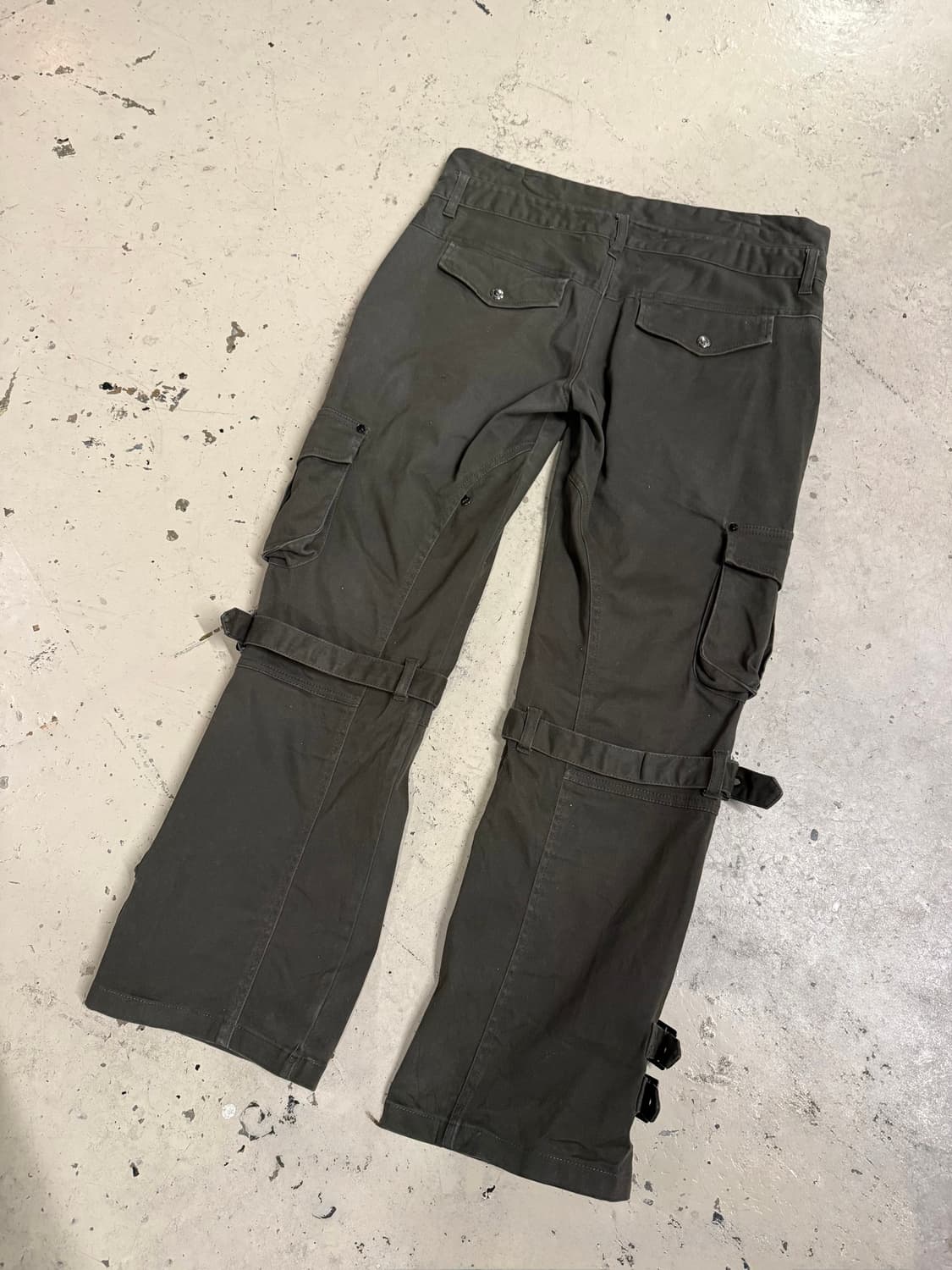 Semantic Design 더블웨이스트 벨티드 포인트 카고팬츠 상품이미지6