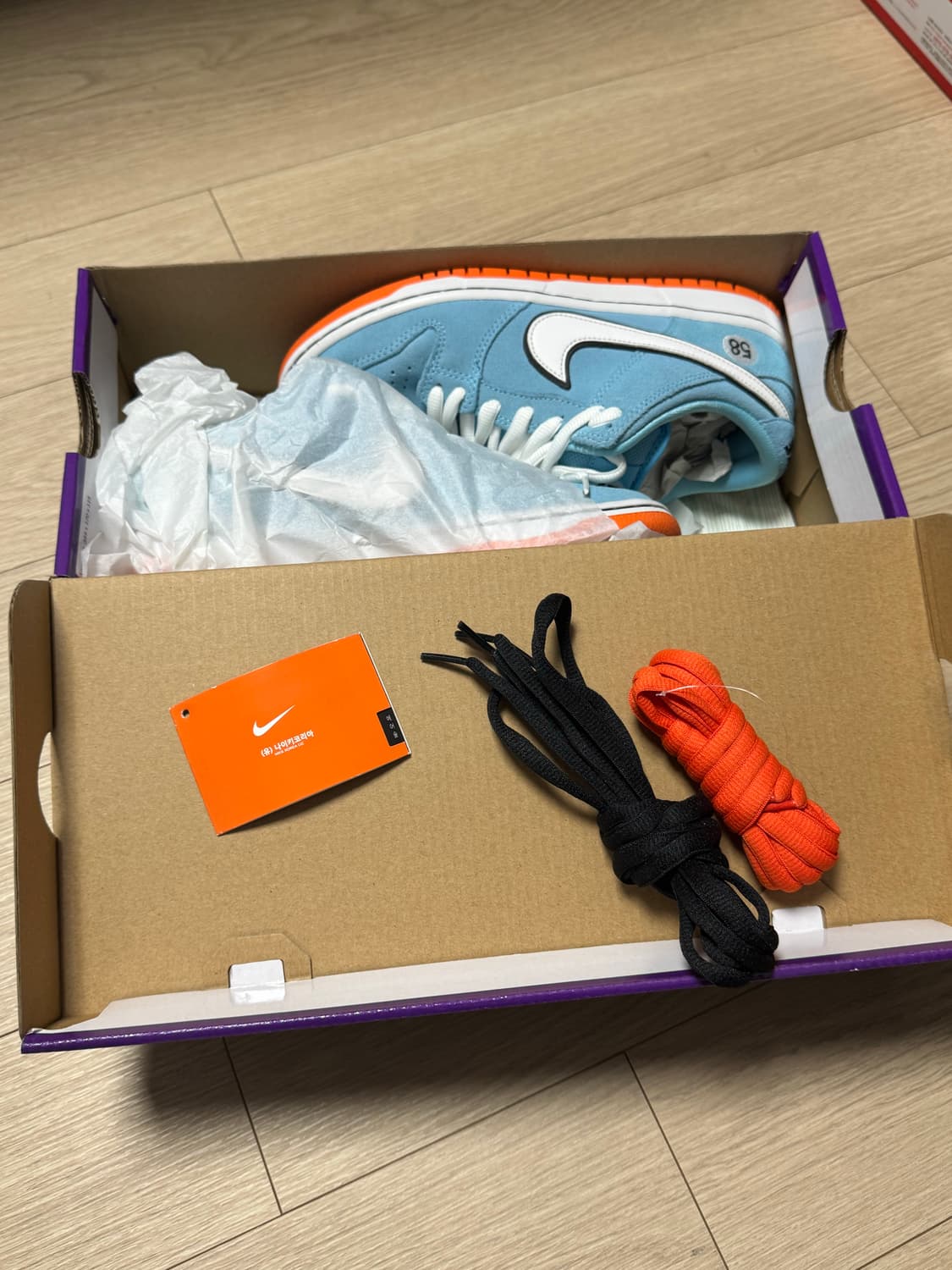 나이키 SB 덩크 로우 프로 블루칠 상품이미지4