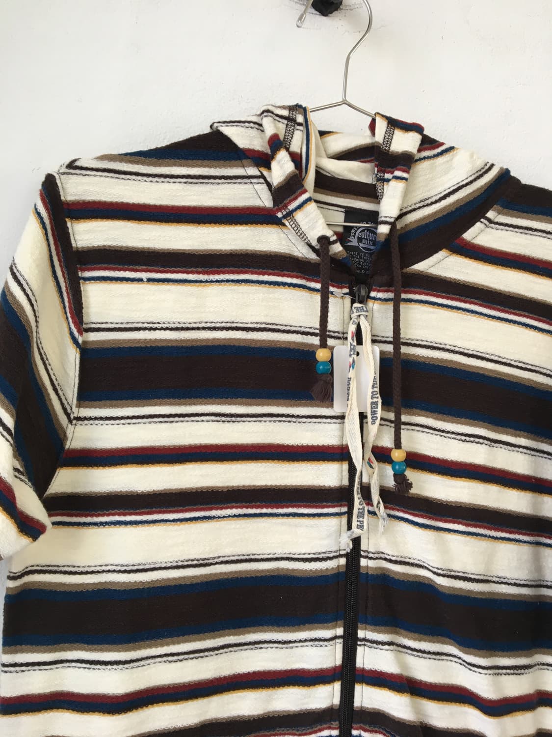 Stripe pattern hood zip up 상품이미지5