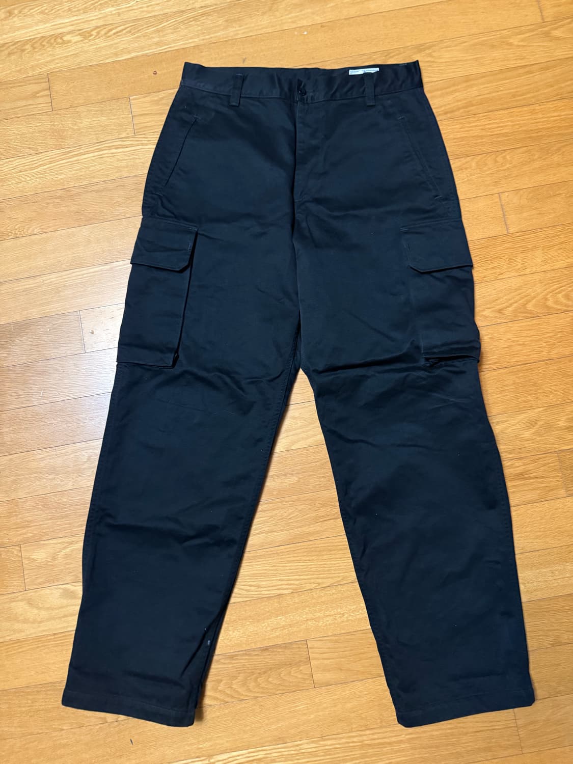 인디고필드 스키마 블랙 카고팬츠 상품이미지1