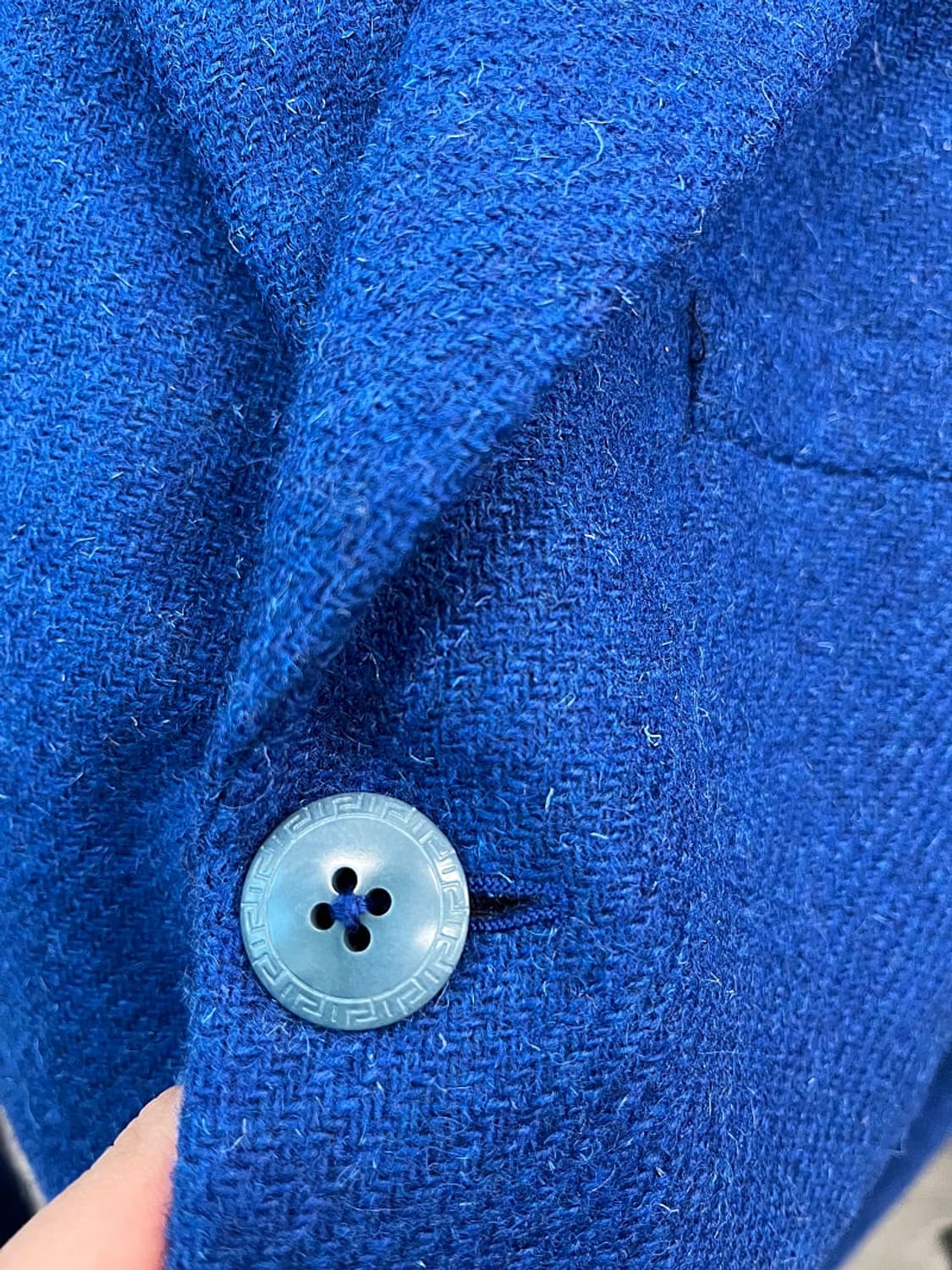 105) 베르사체 료얄블루 울코트  상품이미지3