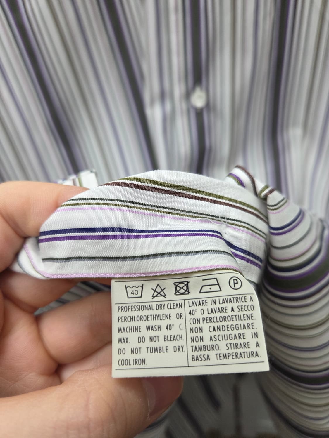 살바토레페라가모 스트라이프 셔츠 상품이미지5