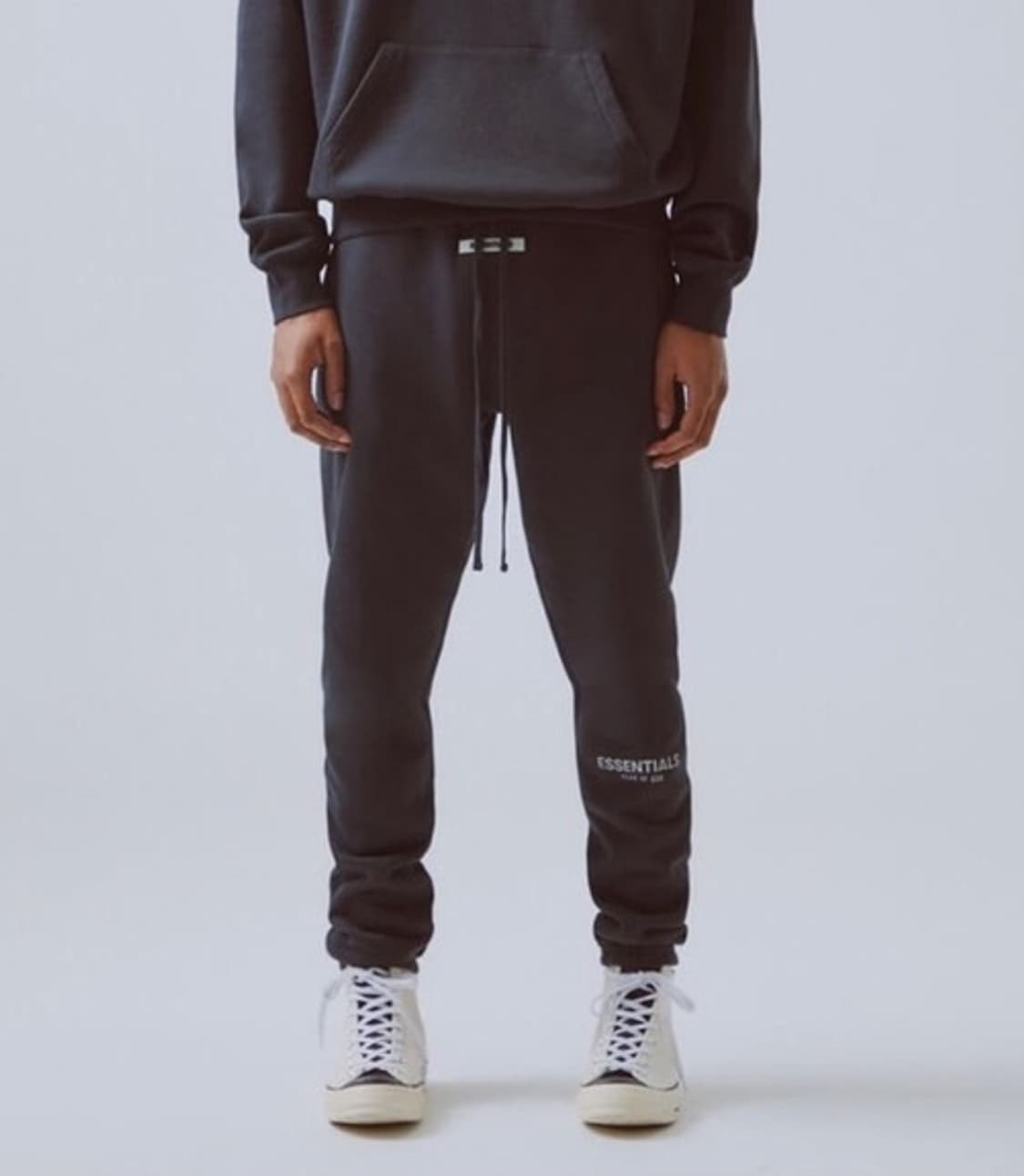 [XS] 피어오브갓 에센셜 스웻팬츠 블랙 상품이미지1