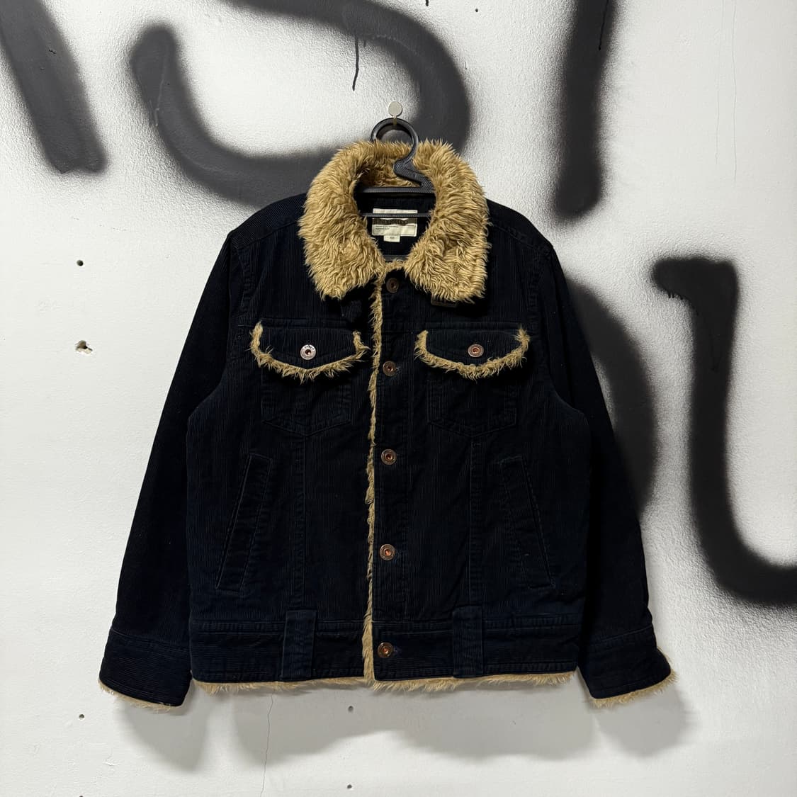 UnderWood 언더우드 코듀로이 골덴 퍼 디테일 트러커 자켓 상품이미지1