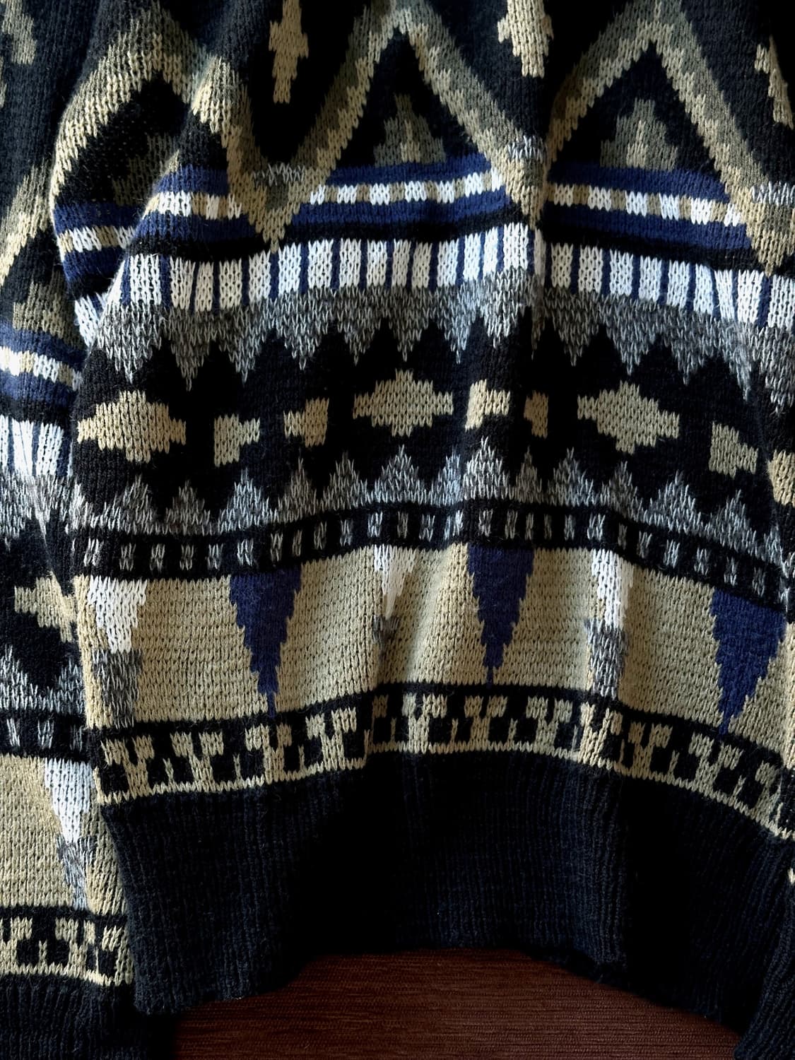 90's low gauge loose knit sweater 상품이미지4