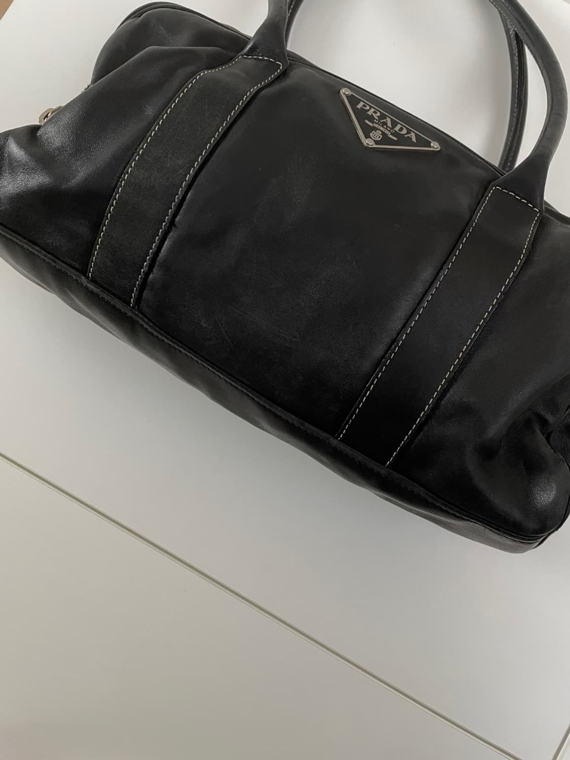 프라다 레더 토트백 상품이미지4