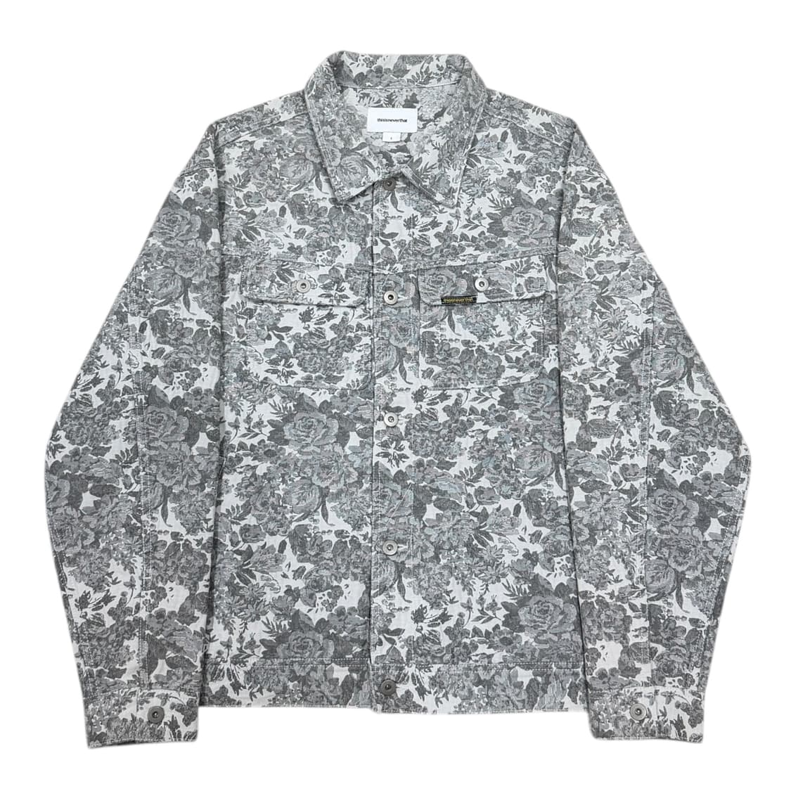 디스이즈네버댓 플로럴 플라워 트러커 자켓 그레이 L 상품이미지1