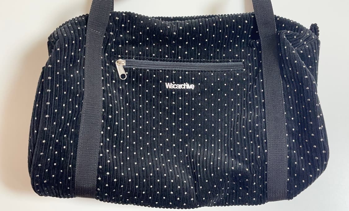 wsc아카이브 도트 배럴백 001 블랙 검정 상품이미지3