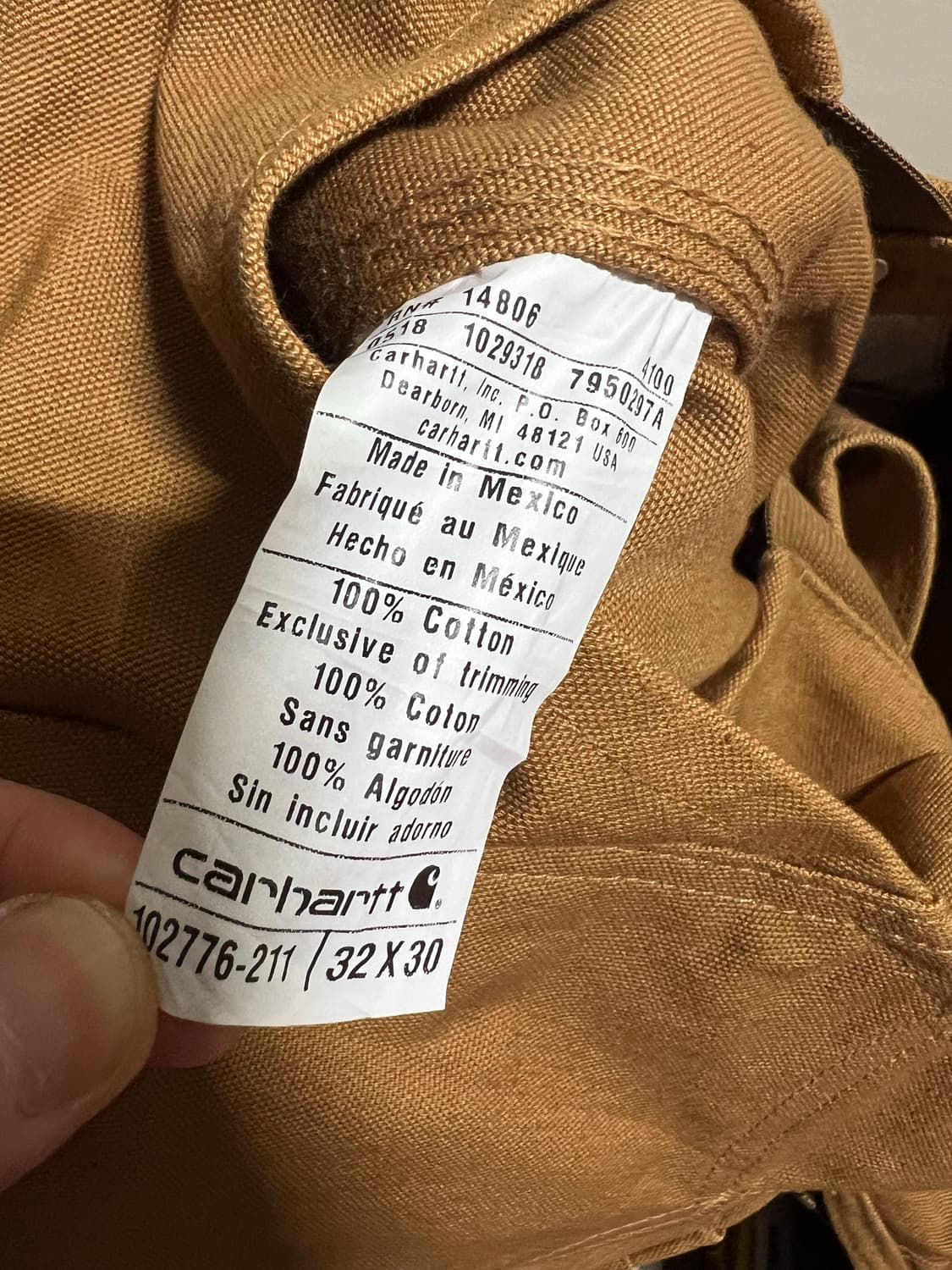 칼하트 더블니 오버롤 상품이미지8