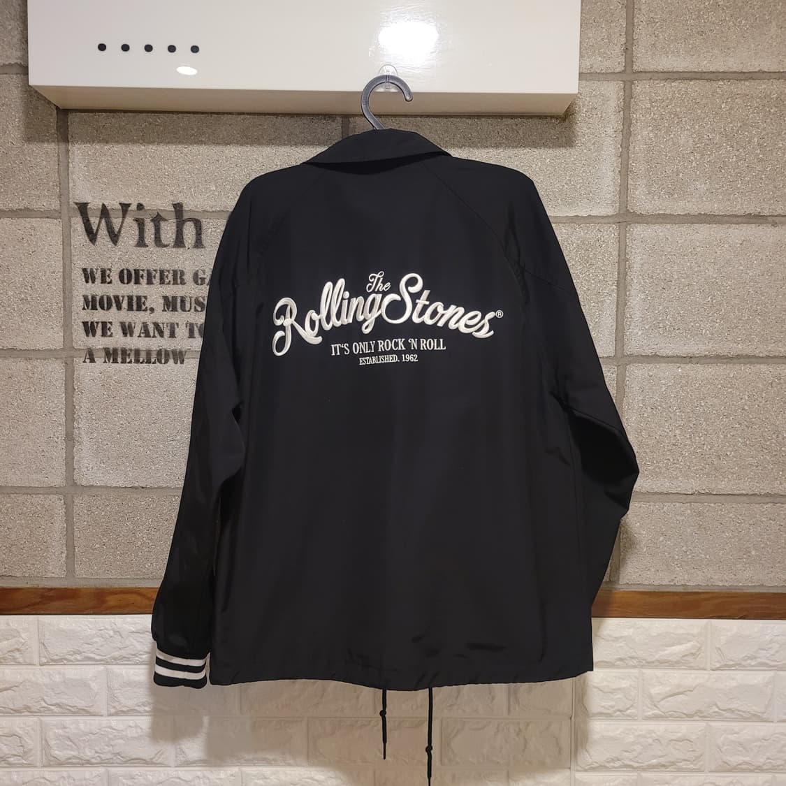 롤링스톤즈 자수로고 코치자켓 M 상품이미지2