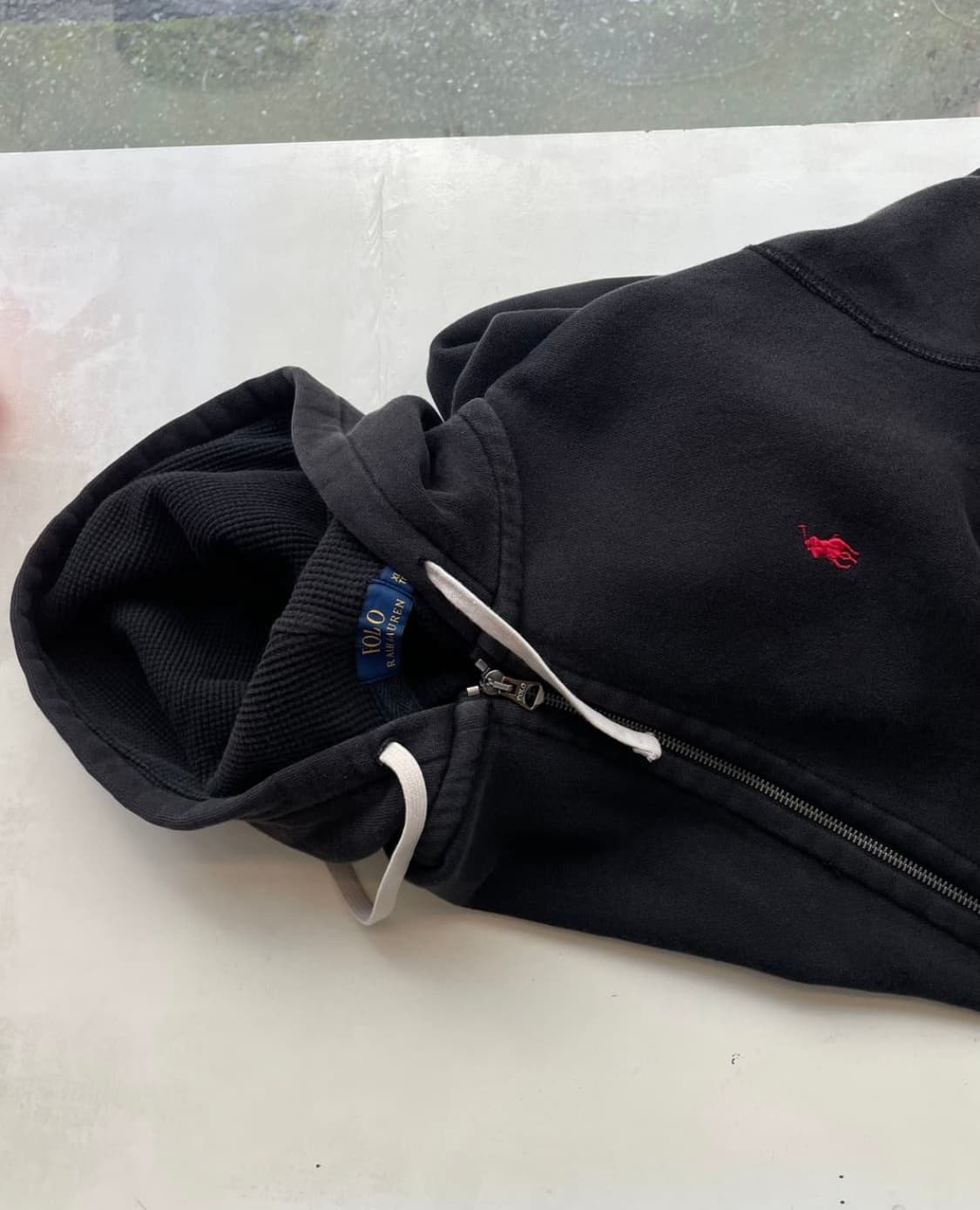 폴로 블랙 레드포니 후드집업 상품이미지3