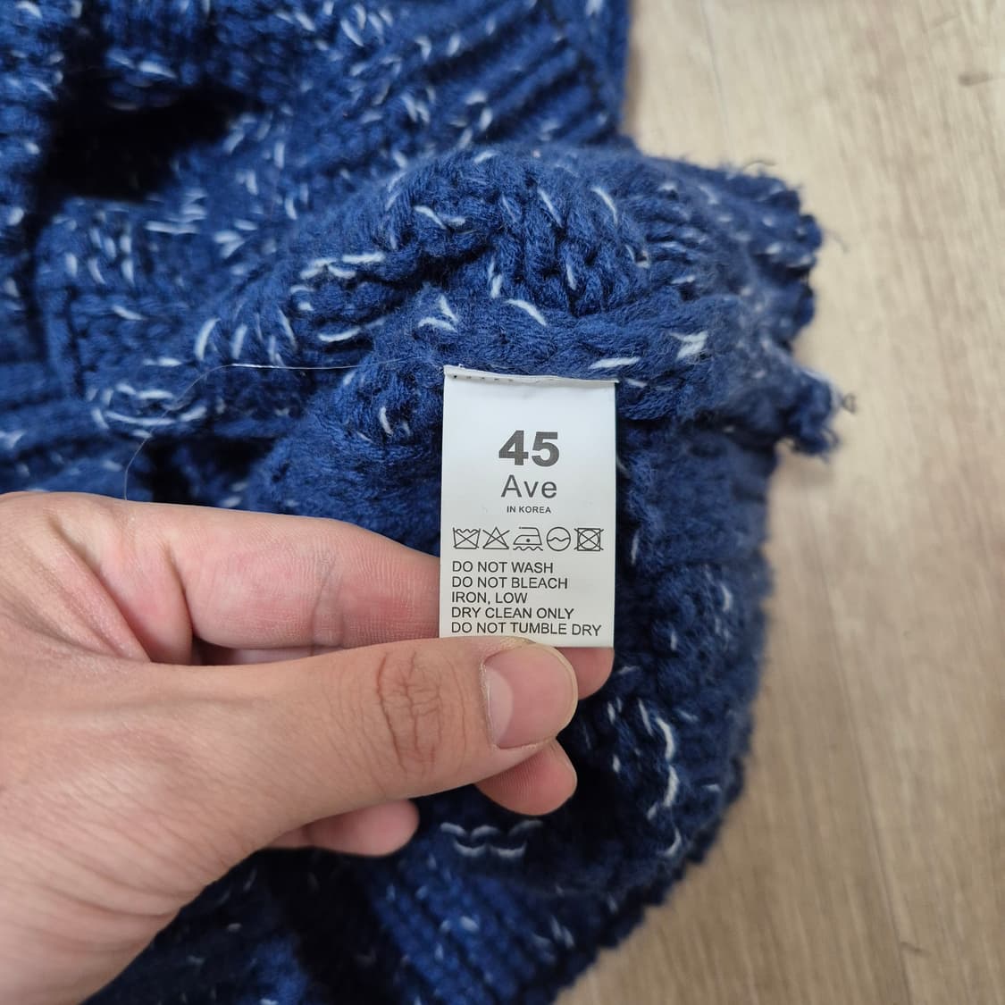 45 Ave 인디고 웨이브 니트 상품이미지5