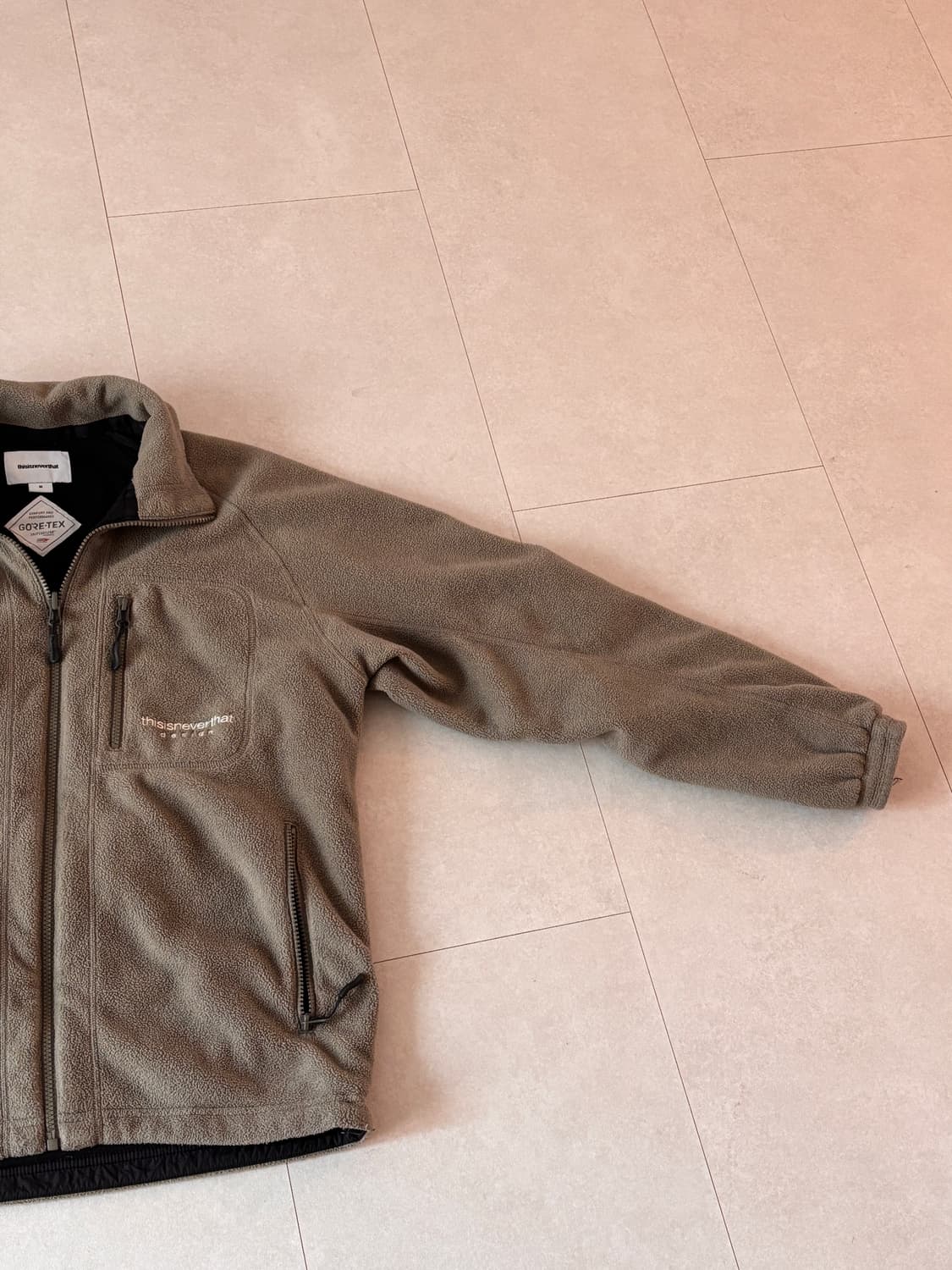 디스이즈네버댓 X 고어텍스 집업 플리스 자켓 M 후리스 상품이미지2