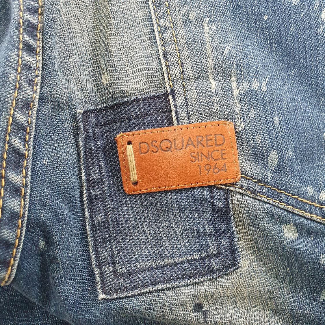 32 디스퀘어드2 남성 패치워크 빈티지 워싱 청바지 팬츠 상품이미지8