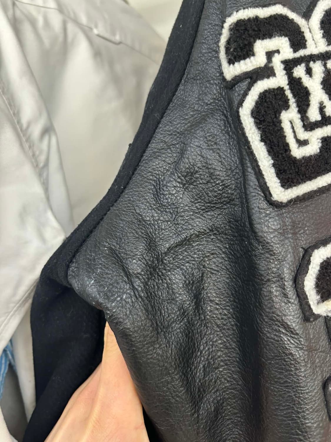 [M] 뉴에라 패치 스타디움 가죽 바시티 자켓 상품이미지10