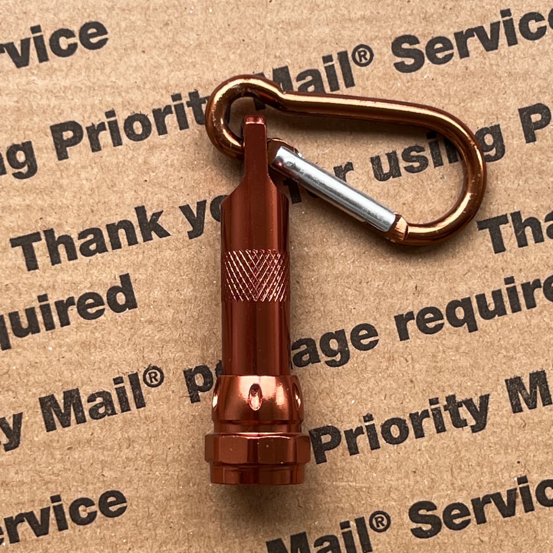 90s vtg Mini Flashlight Keyring 상품이미지1