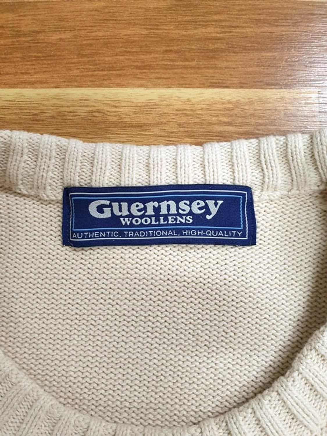 건지울른스 피셔맨 코튼 니트 L 상품이미지7