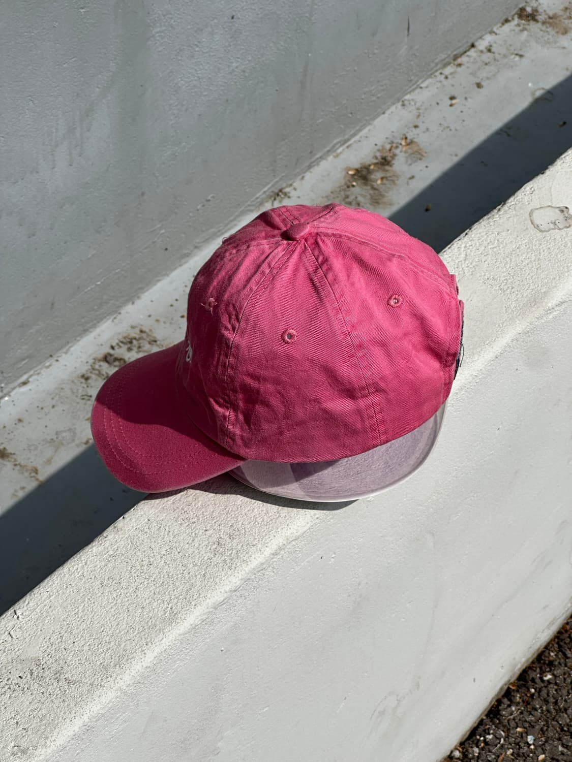 [F] AHEAD 어헤드 빈티지 핑크 볼캡 모자 상품이미지3