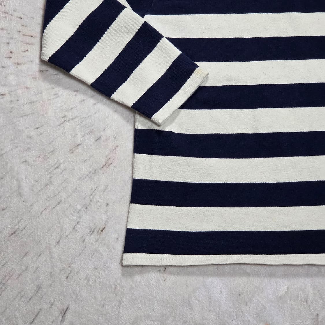 세인트 제임스 보트넥 스트라이프 8부 티셔츠 상품이미지3