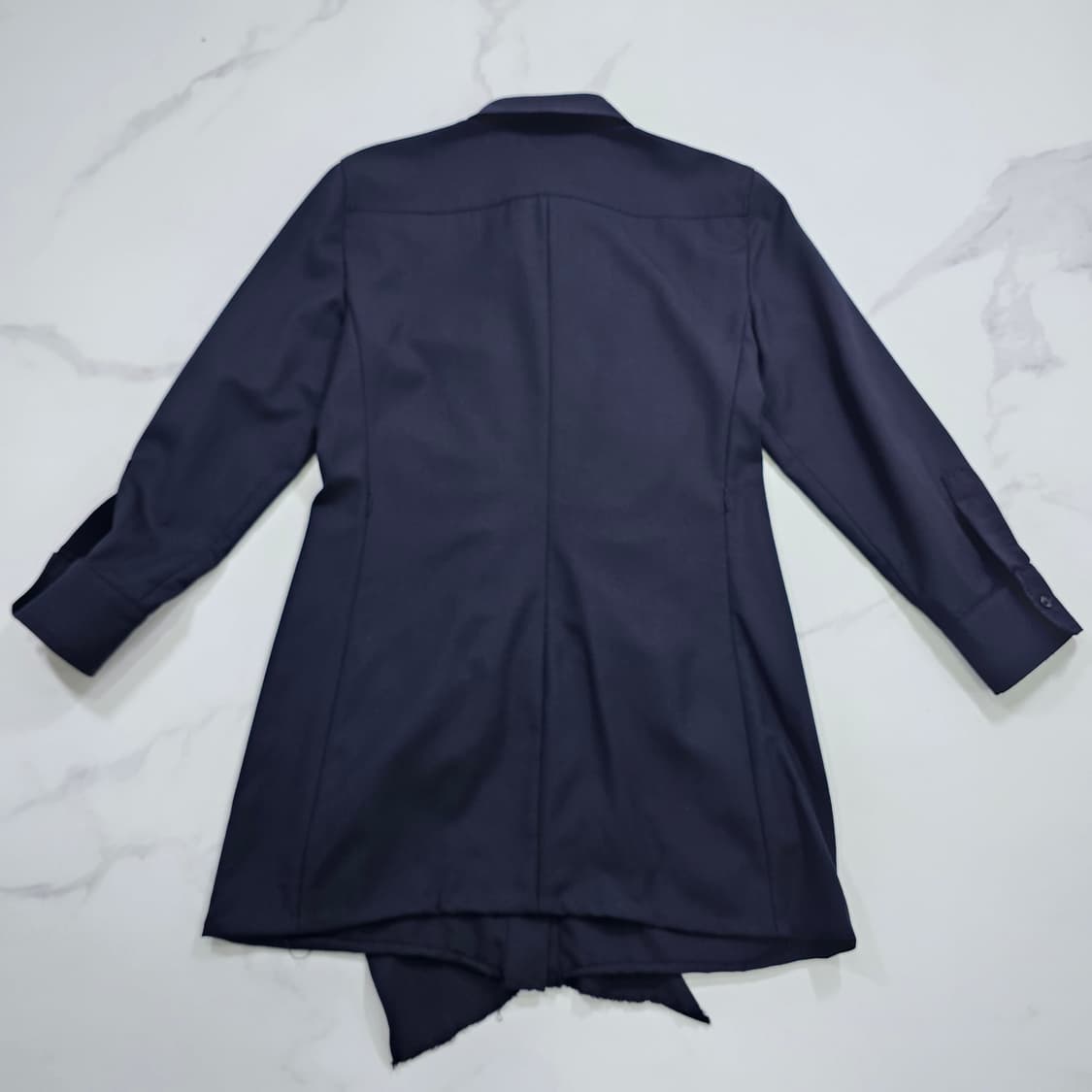 막스마라(Max Mara) 화이트라벨 퓨어 울 프릴 블라우스 44 상품이미지3