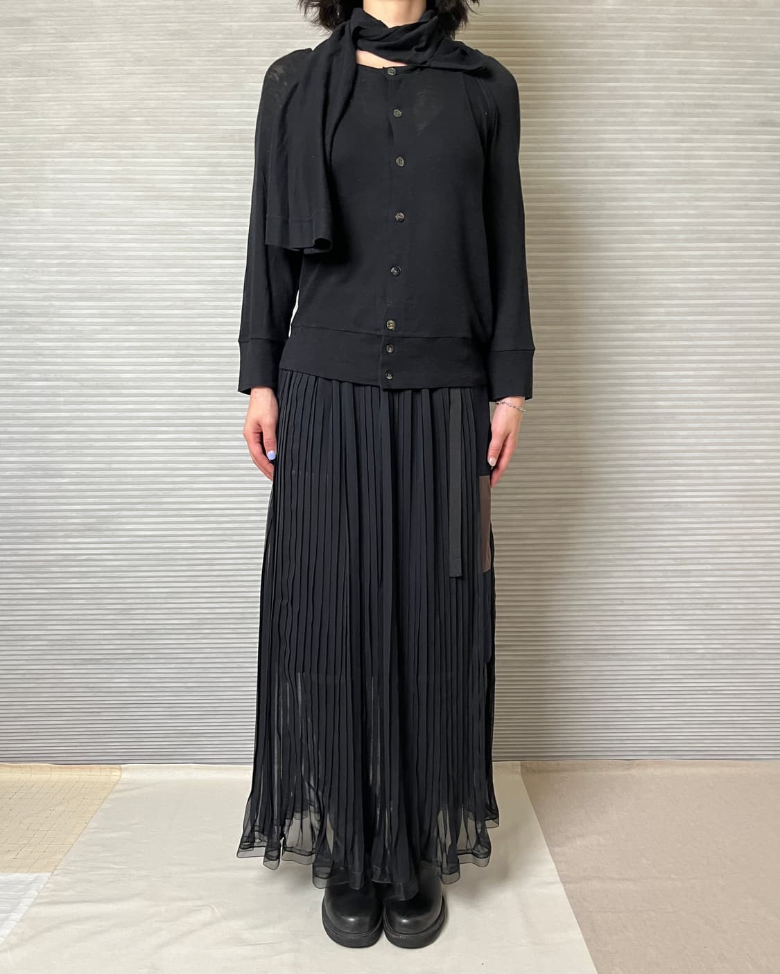 요지야마모토 머플러 코튼 가디건 y’s yohji yamamoto 상품이미지7