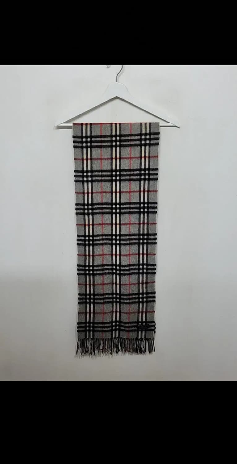 (정품) 버버리 캐시미어 머플러 체크 목도리 영국판  상품이미지1