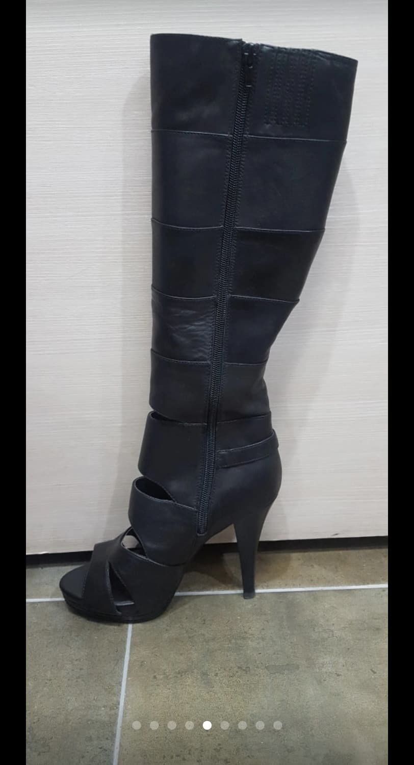 JESSI NEW YORK   엣지 가죽오픈부츠♡~ 상품이미지4