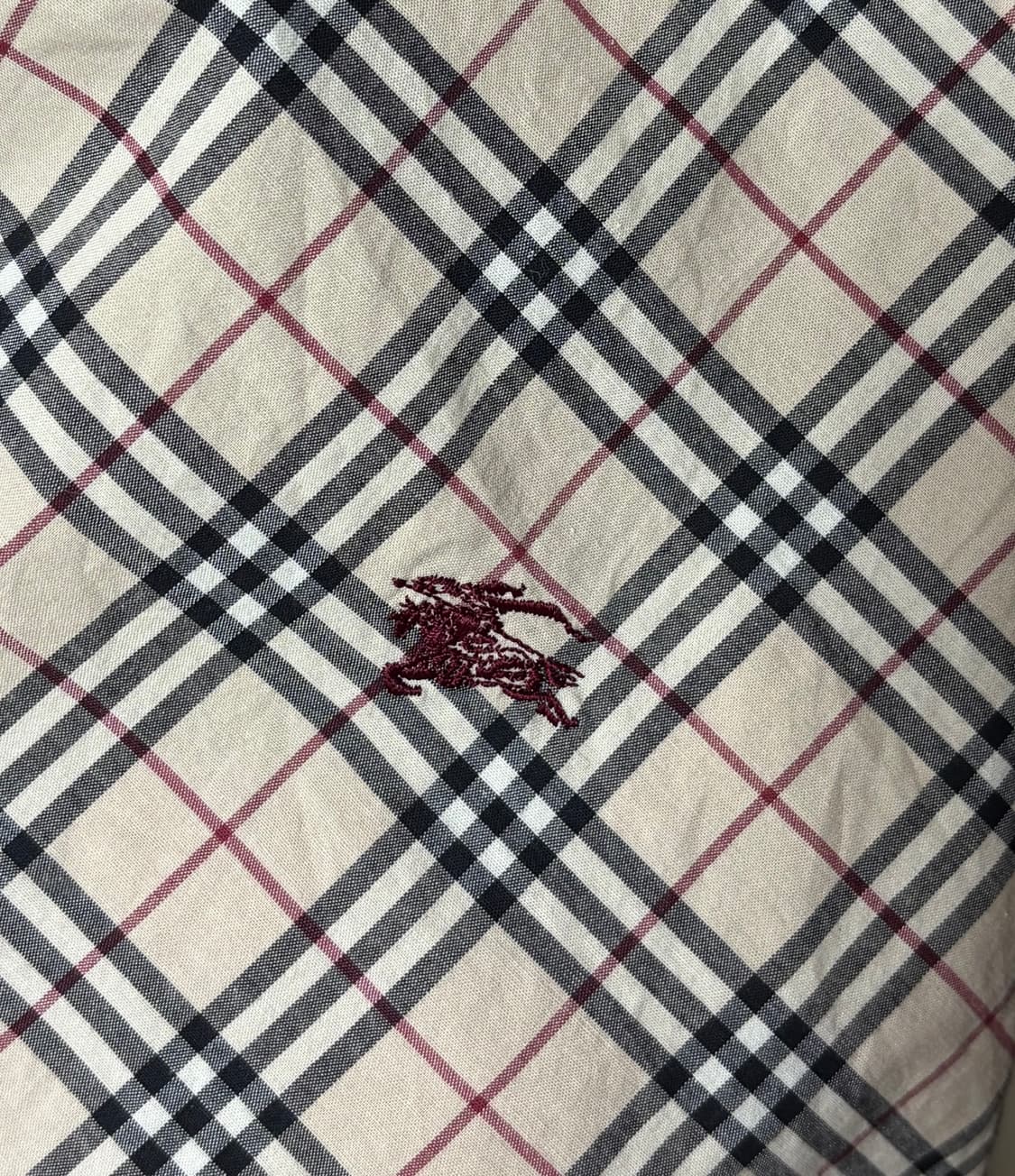 버버리 리본 노바체크 슬리브리스 나시 y2k 상품이미지9