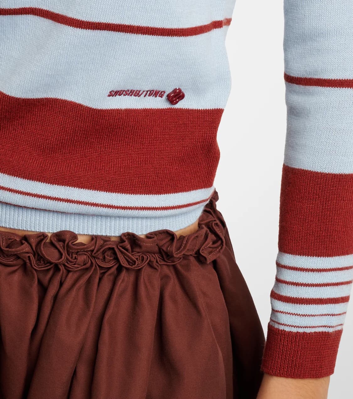 [8,10,12]슈슈통 25fw 스트라이프 폴로 니트 상품이미지2