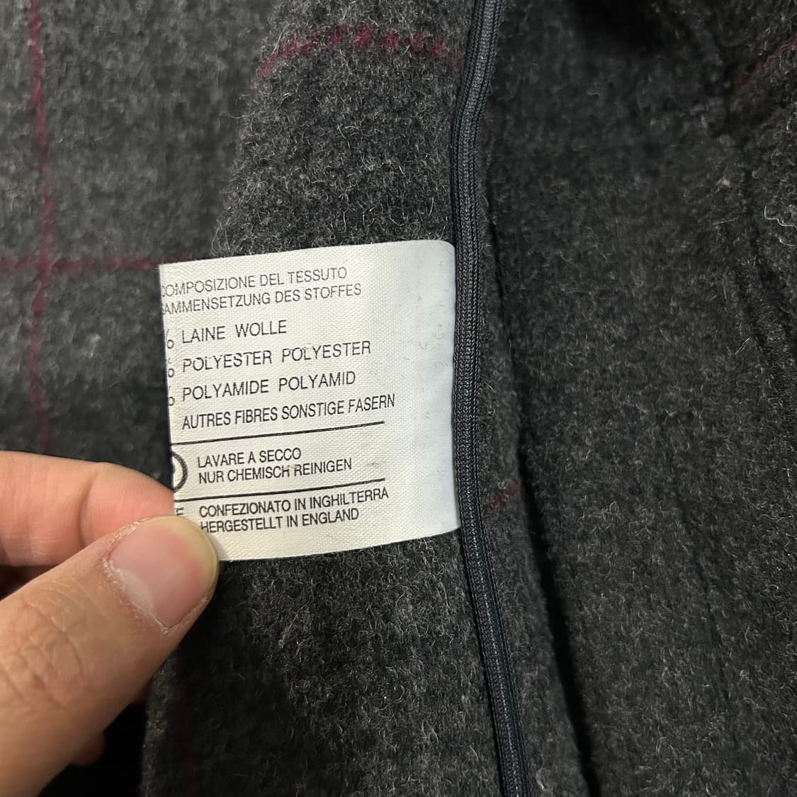  (L) 버버리 블랙 울 더플 코트 상품이미지8