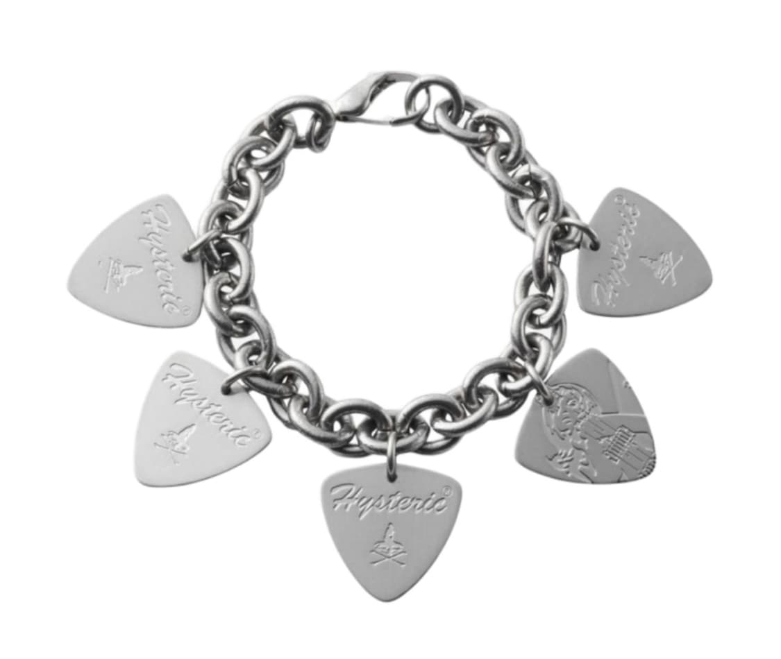 (미개봉)히스테릭글래머 온 스컬 픽 팔찌 실버(미개봉) 상품이미지1