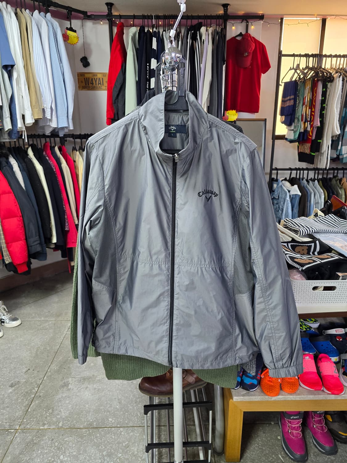 캘러웨이 바람막이 자켓 그레이 (1386) 상품이미지1