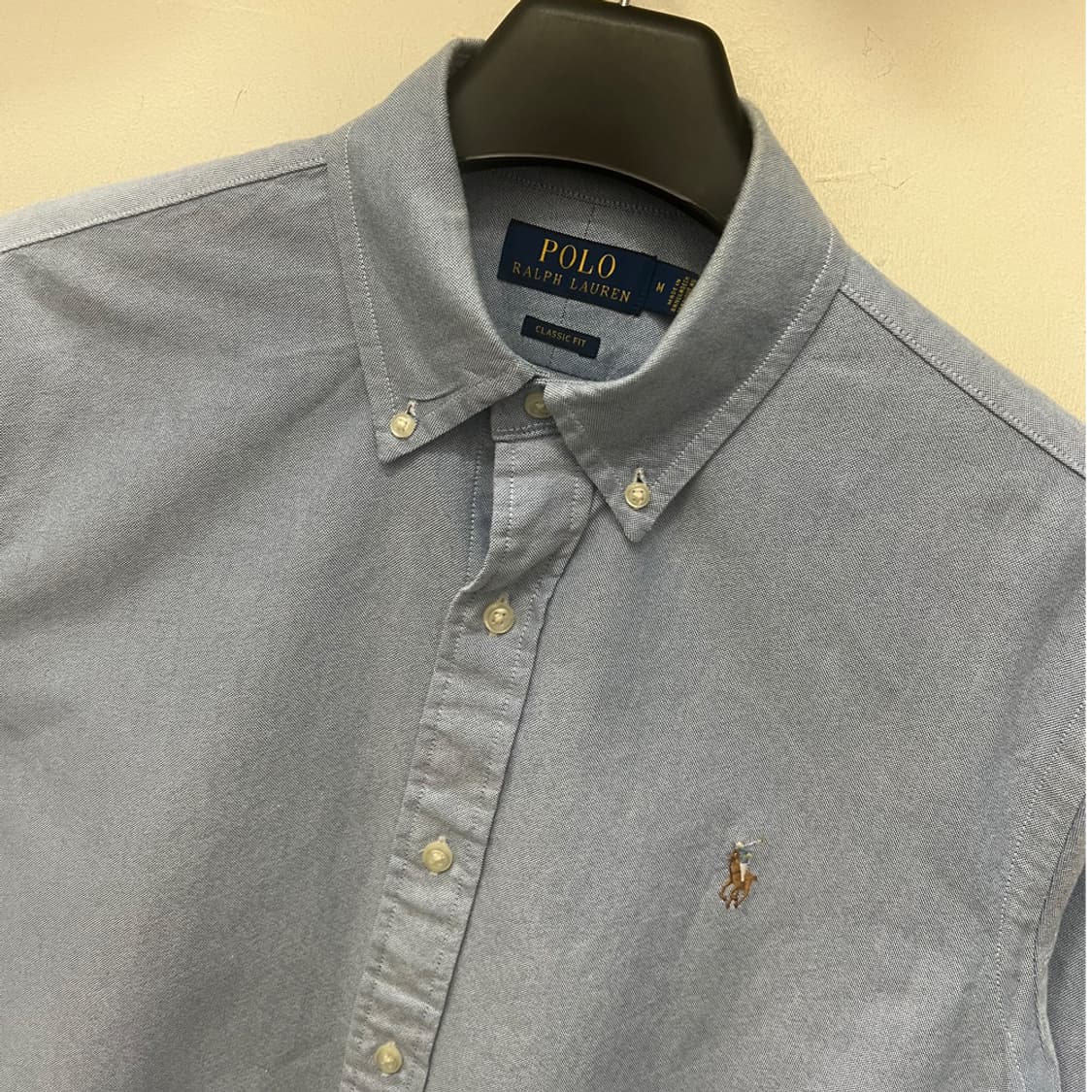 폴로 랄프로렌 클래식핏 아이코닉 옥스포드 셔츠 M 상품이미지3