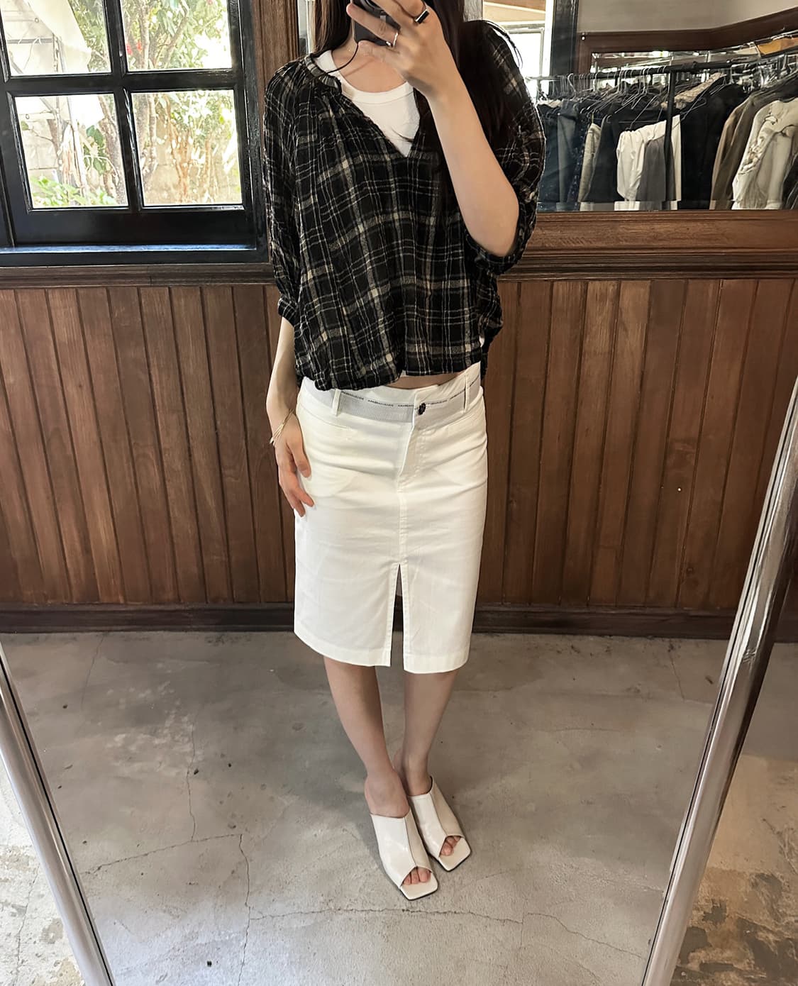 ISABEL MARANT ETOILE check blouse 상품이미지3